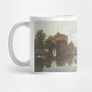 A Castle at the Waterside by John Varley Mug